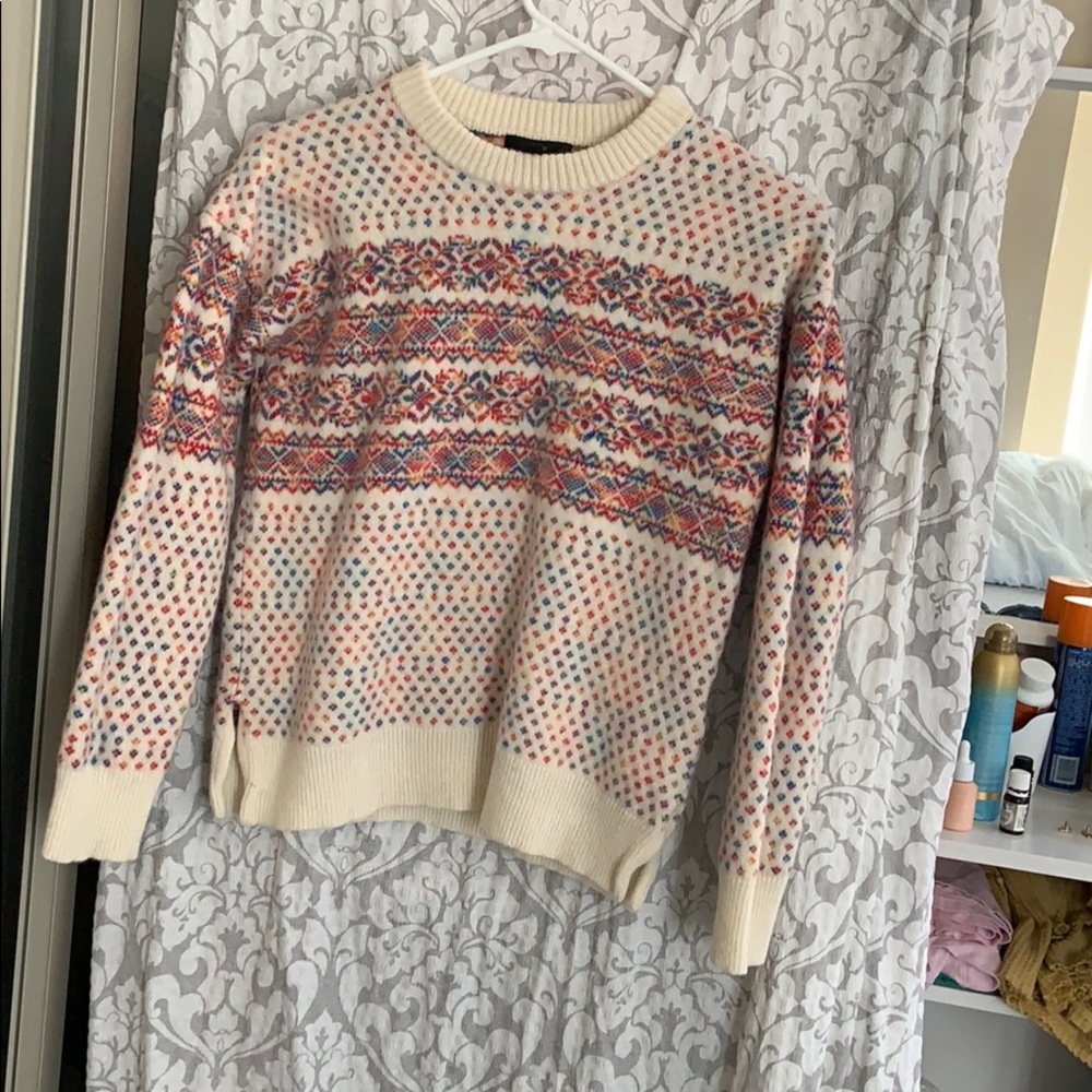J Crew Colorful Sweater